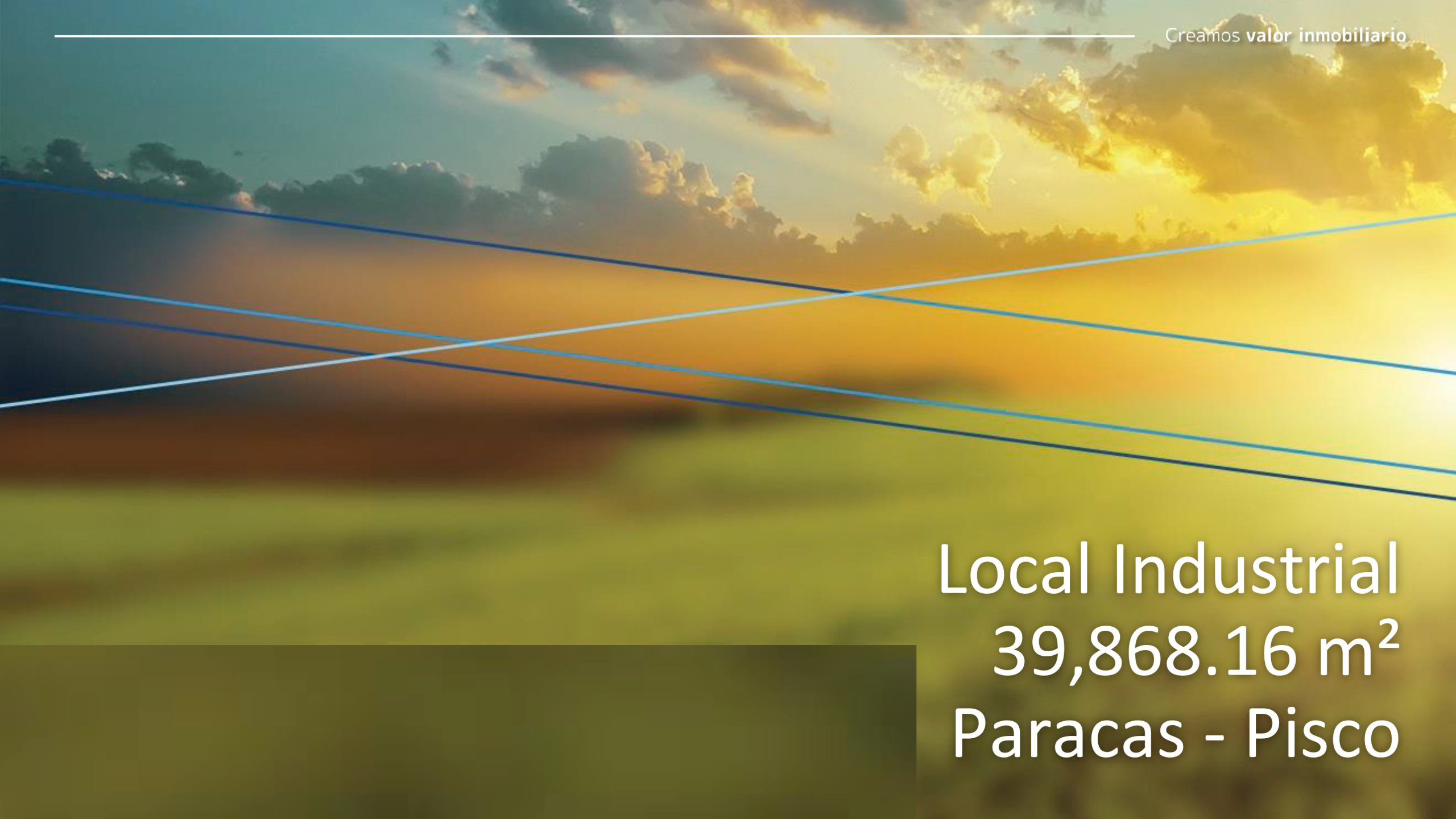 Terreno Gran Industria Zonificacion I4 en Pisco